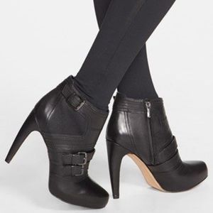 Sam Edelman Black Kenley High Heel Ankle Booties